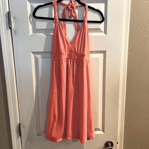 Halter mini dress with built in bra, Small